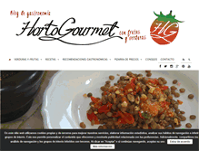 Tablet Screenshot of hortogourmet.com